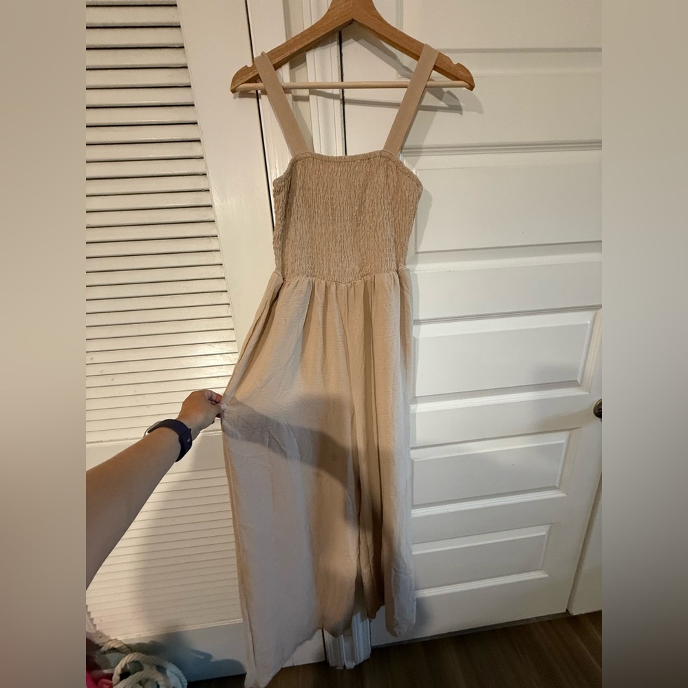 SHEIN Beige Jumpsuit